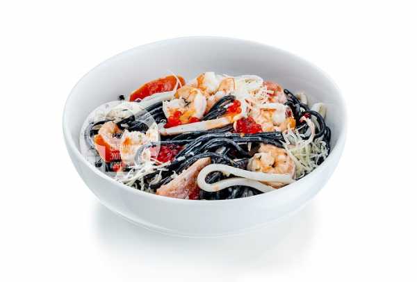 Спагетти нери с морепродуктами
